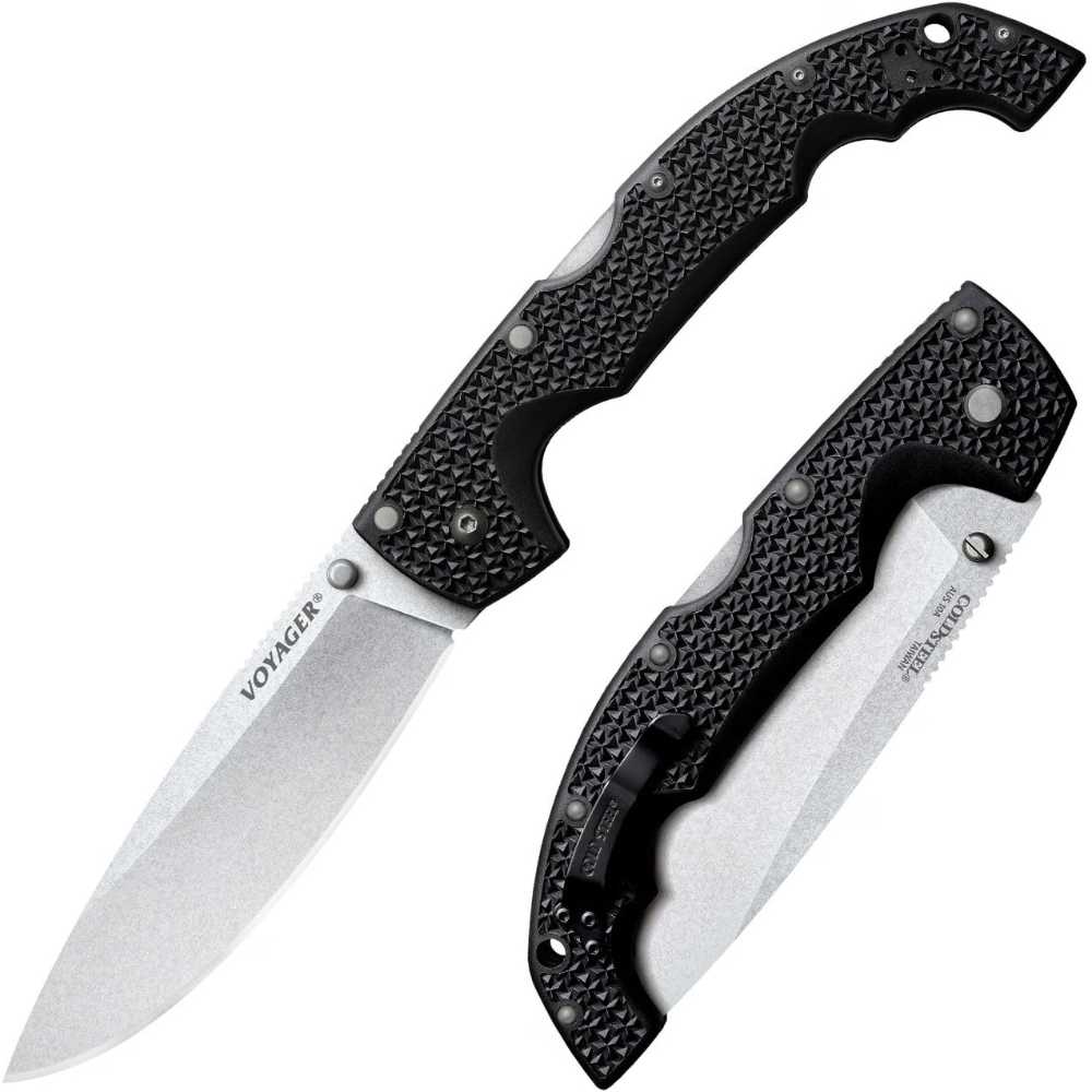 Cold Steel Voyager XL 5.5" AUS10A Folding Knife (Drop Point)