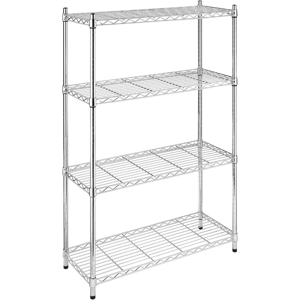 Whitmor 4-Shelf Heavy Duty Storage Shelving Unit
