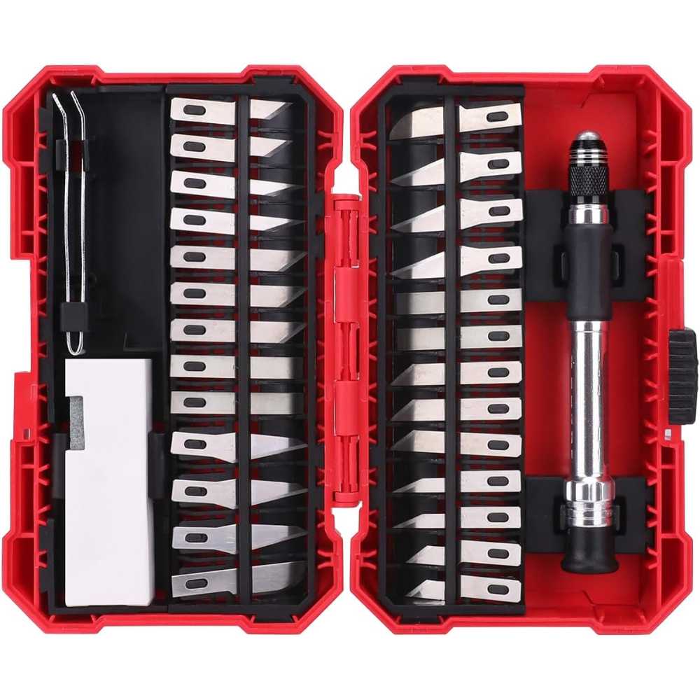 Amazon Basics 29-Piece Precision Hobby Knife Set