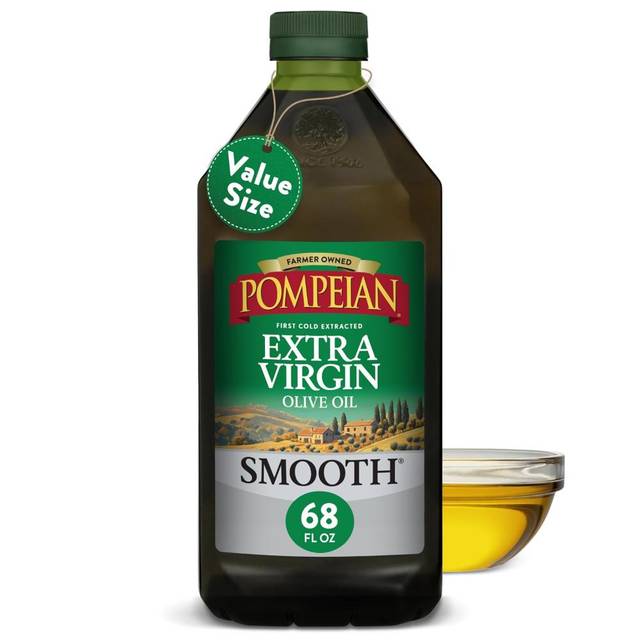 Pompeian Smooth Extra Virgin Olive Oil, 68 oz.