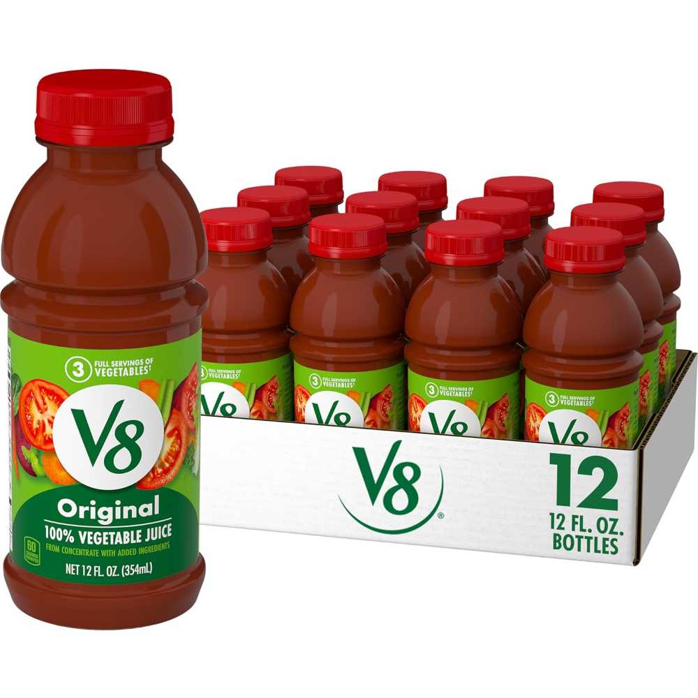 12-Pack V8 Original 100% Vegetable Juice, 12 oz.