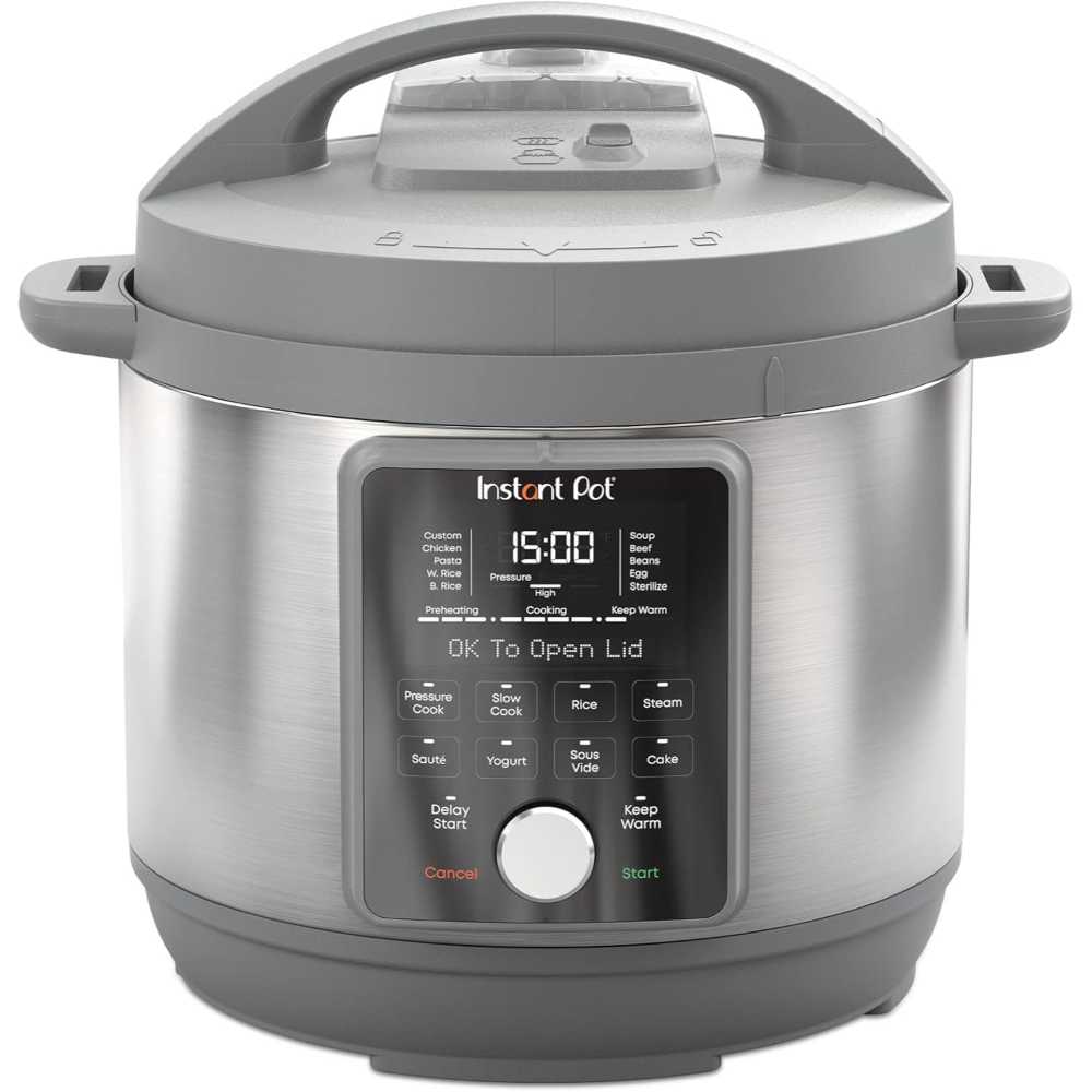Instant Pot 6 qt. Whisper Quiet 9-in-1 Pressure Cooker