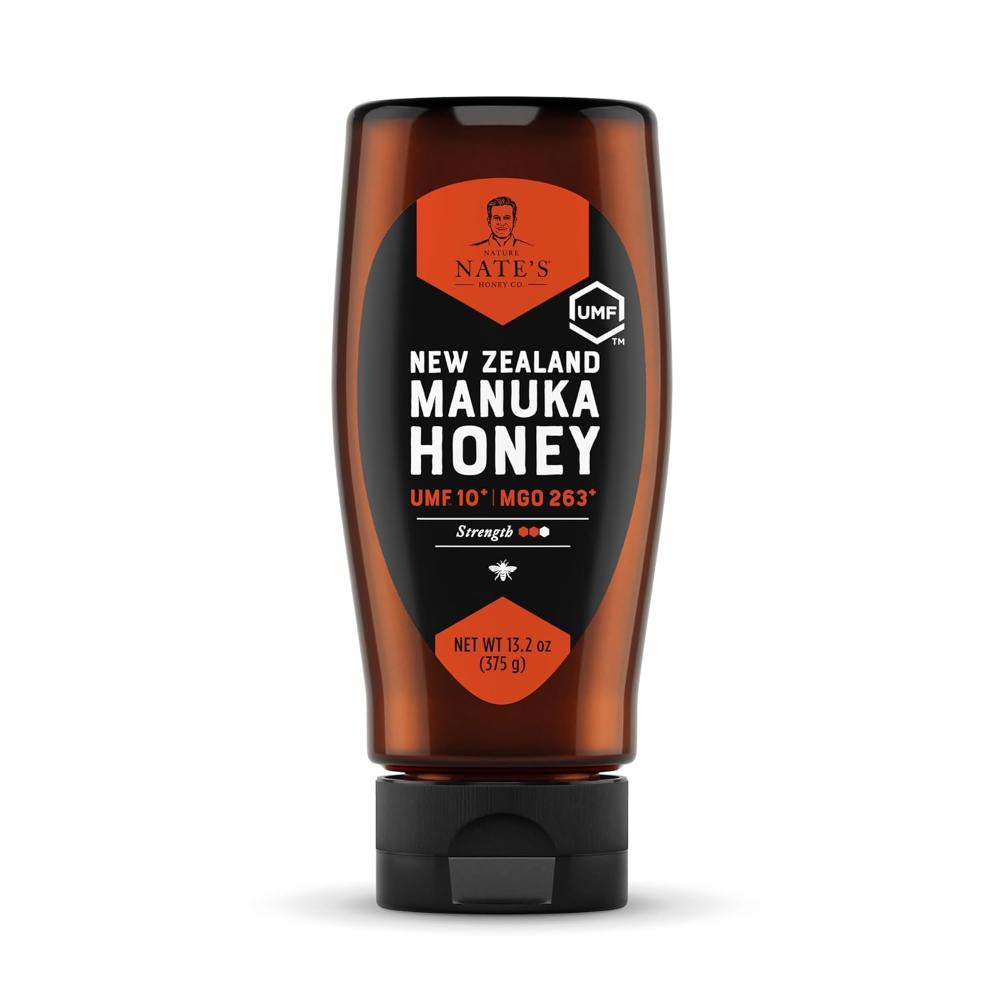 Nate's New Zealand Manuka Honey, 13.2 oz. (MGO 263+)