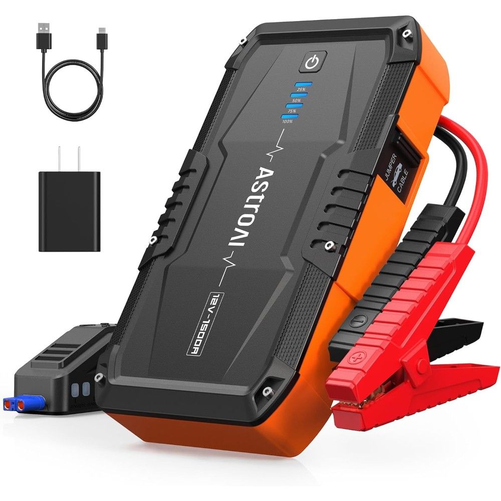 Lightning Deal: AstroAI S8 1500A Portable Jump Starter