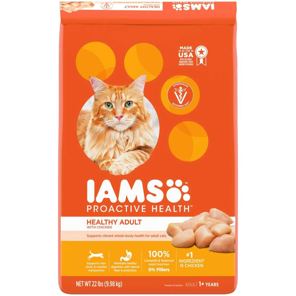 Iams Proactive Health Chicken Dry Cat Food, 22 lb.