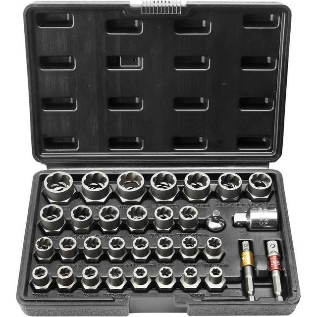 VEVOR 32-Piece Bolt Extractor Set