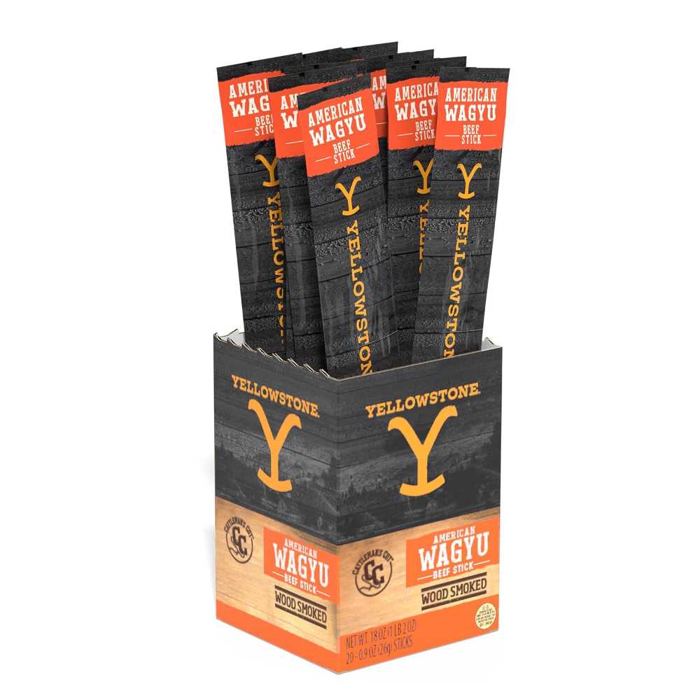 Yellowstone by Cattleman's Cut American Wagyu Beef Sticks, 0.9 oz.