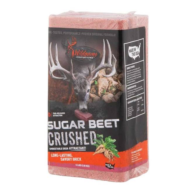 Wildgame Innovations Crushed Sugar Beet Brick Deer Attractant, 4 lb.