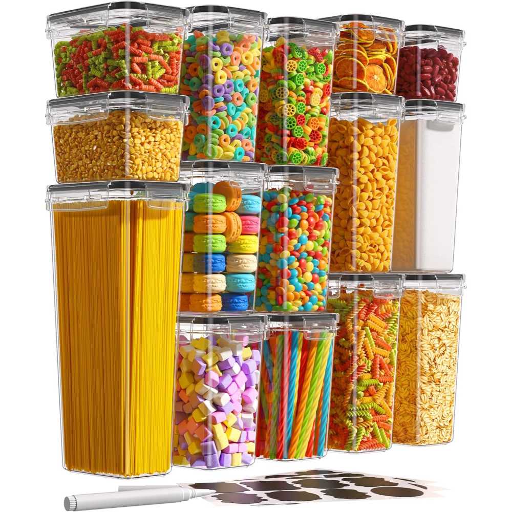 15-Pack Kemethy Airtight Food Storage Containers