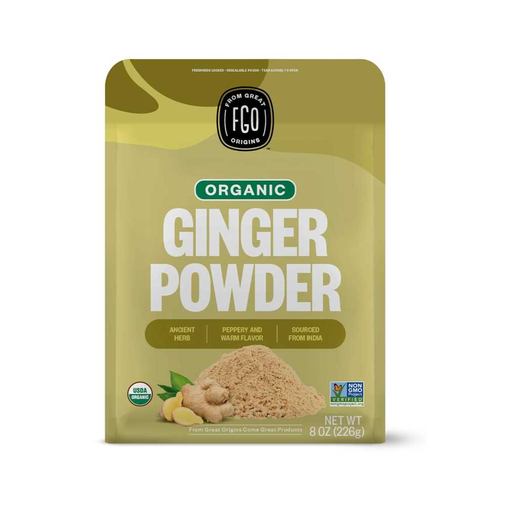 FGO Organic Ginger Powder, 8 oz.