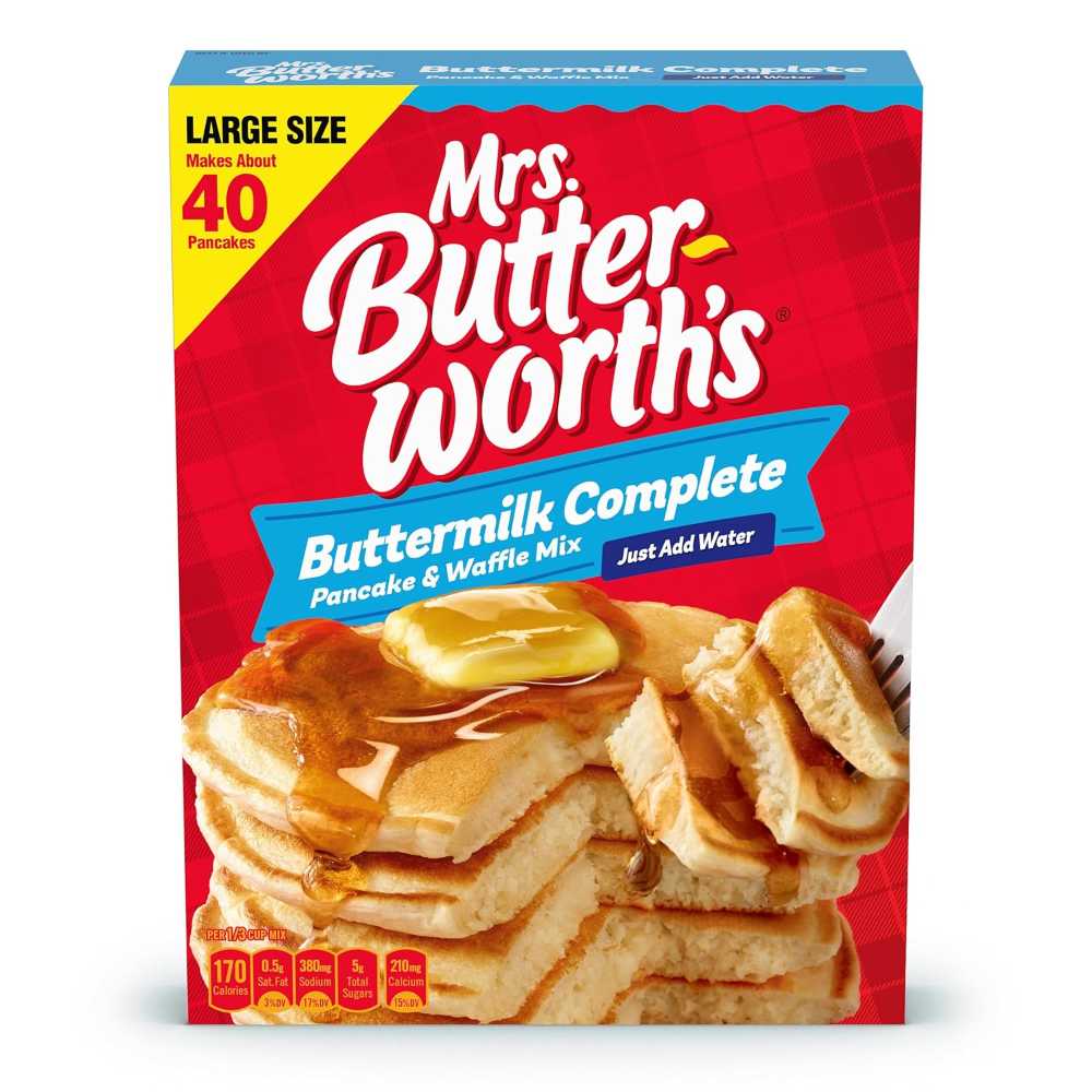 Mrs. Butterworth's Complete Buttermilk Pancake and Waffle Mix, 32 oz.