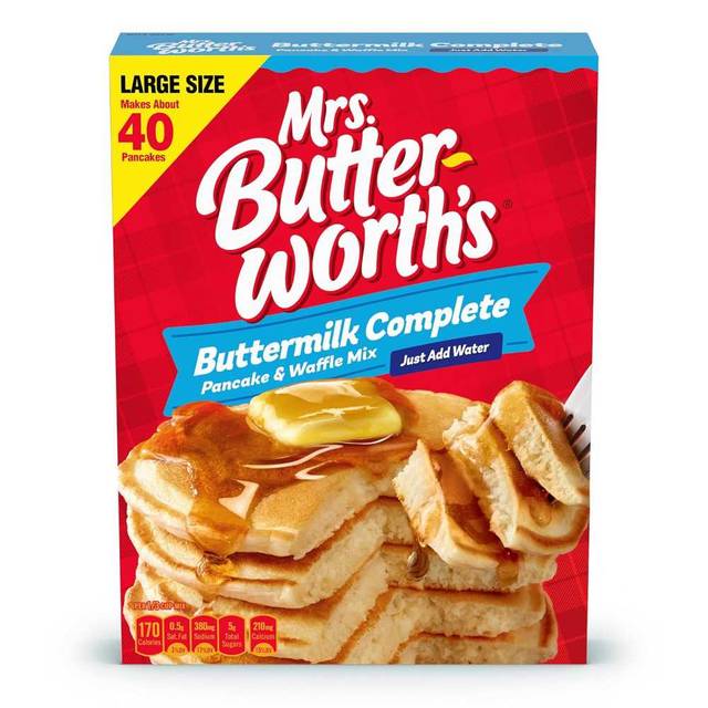 Mrs. Butterworth's Complete Buttermilk Pancake and Waffle Mix, 32 oz.