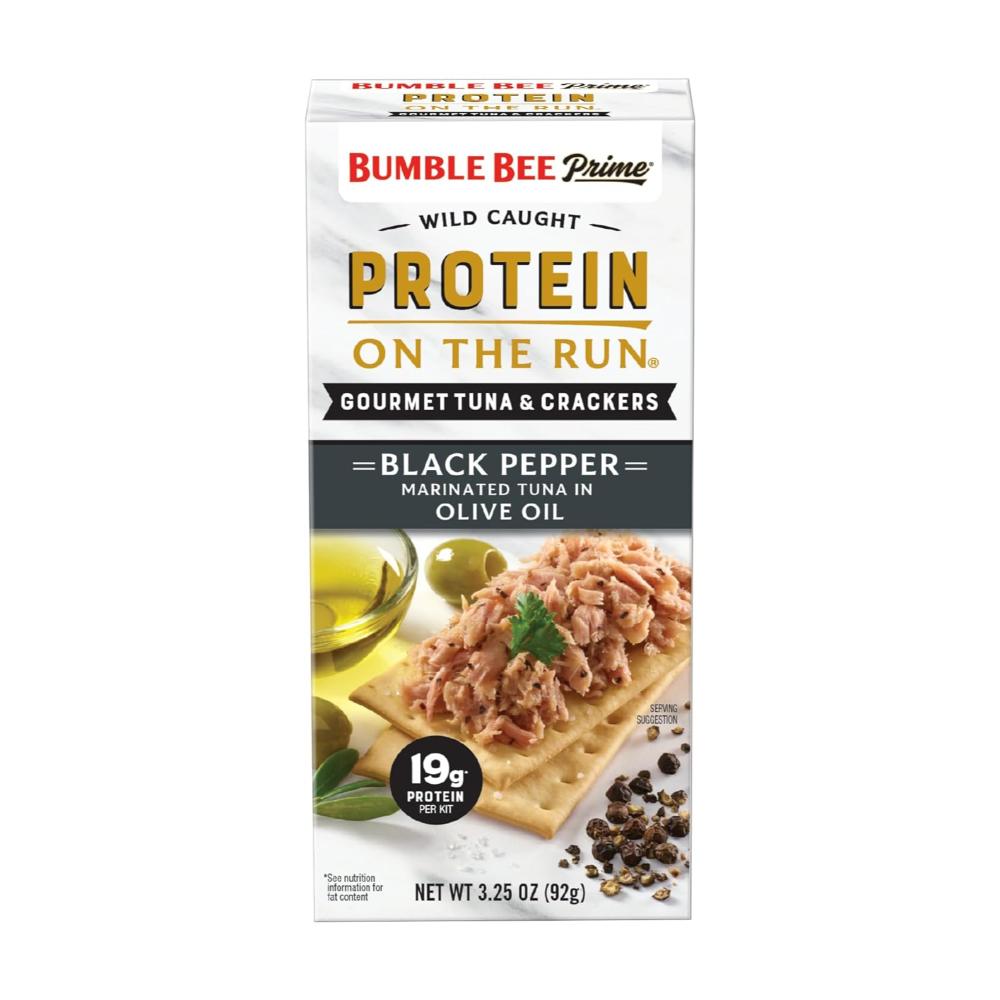 Bumble Bee Prime Protein on the Run Tuna Snack Kit (Olive Oil & Black Pepper)