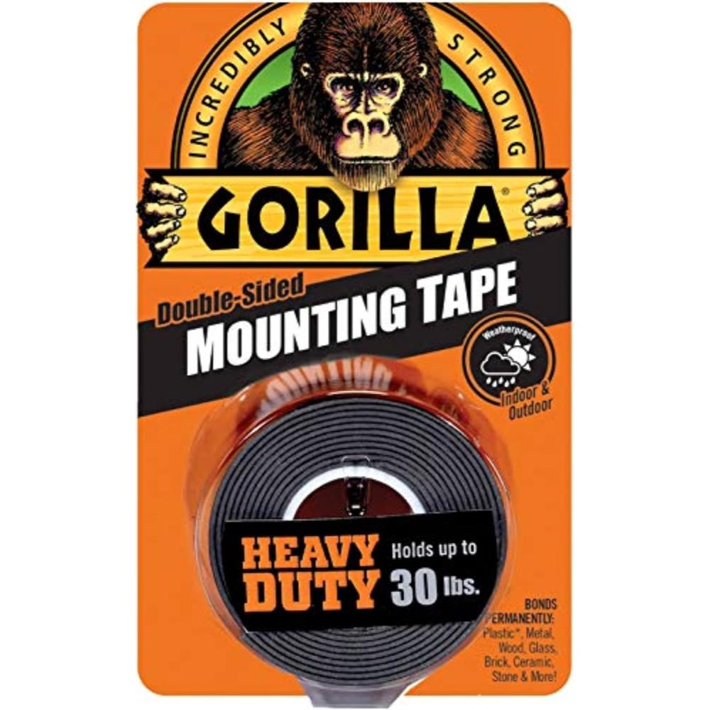 Gorilla Heavy Duty Double Sided Mounting Tape (1" x 60")
