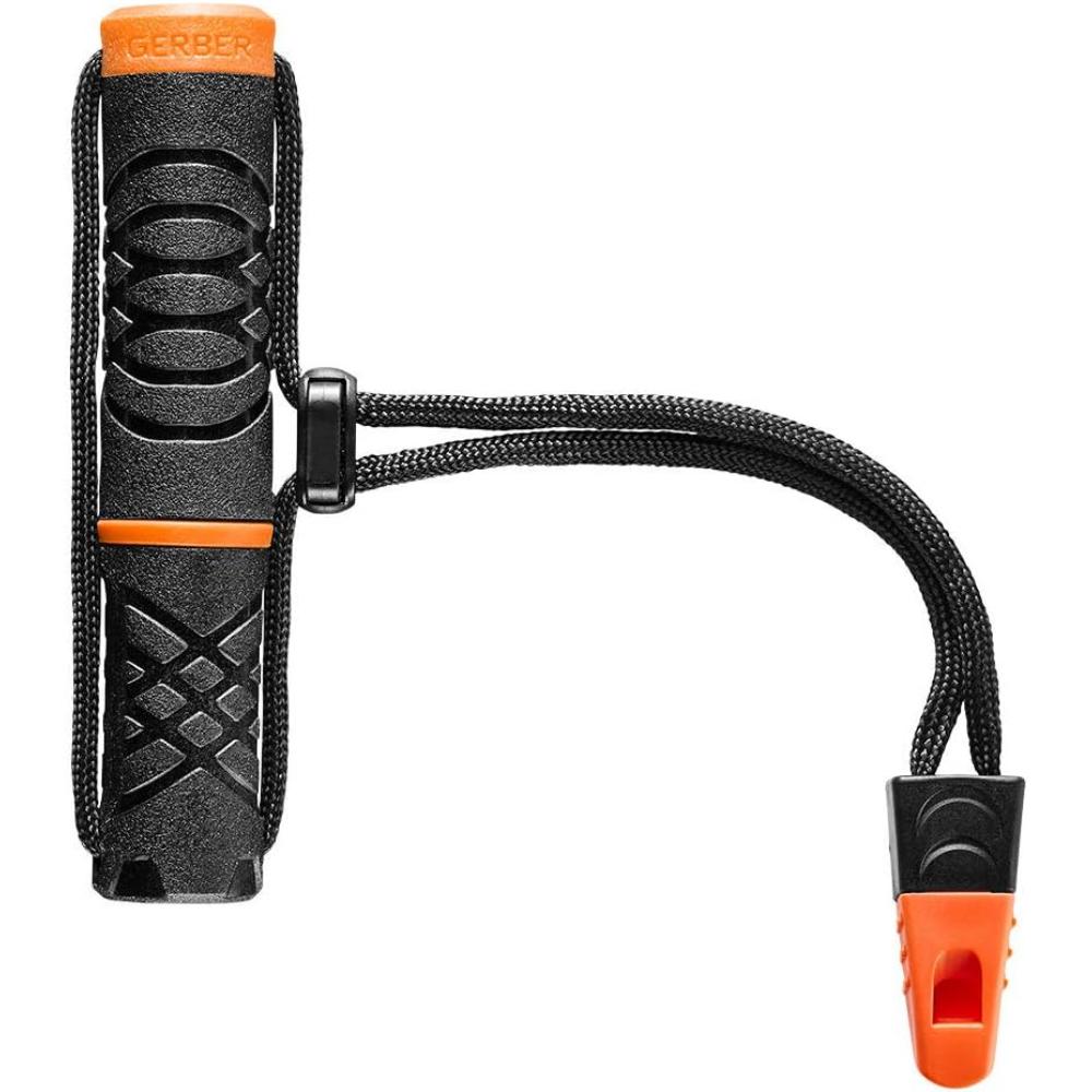 Gerber Gear Fire Starter w/ Tinder Storage + Whistle