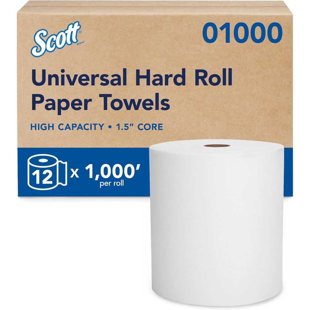 12-Pack Scott Professional Universal 1,000' High-Capacity Paper Towels