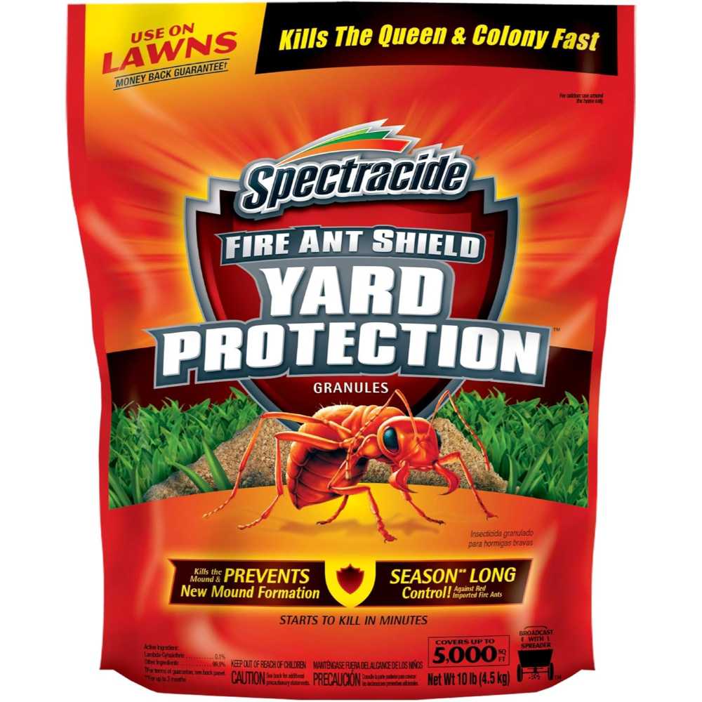 4-Pack Spectracide Fire Ant Shield Yard Protection Granules, 10 lbs.