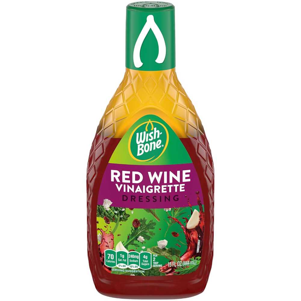 Wish-Bone Red Wine Vinaigrette Salad Dressing, 15 oz.