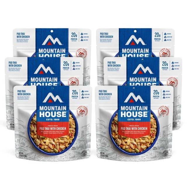 6-Pack Mountain House Pad Thai w/ Chicken
