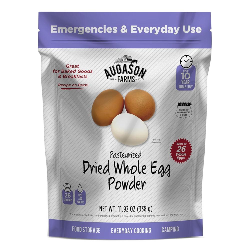 Augason Farms Whole Egg Powder Resealable Pouch