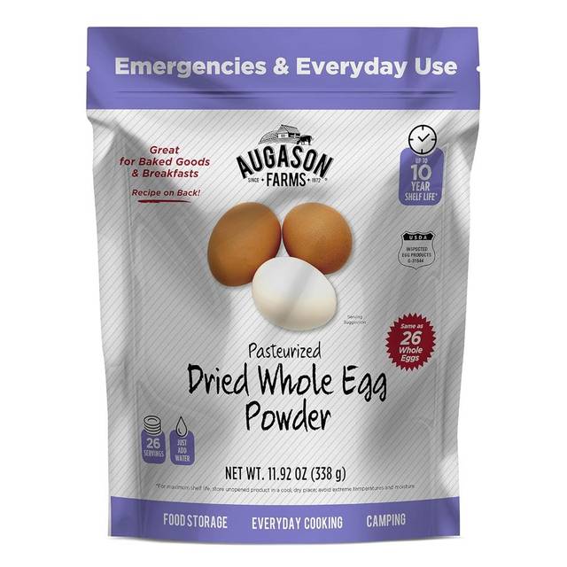 Augason Farms Whole Egg Powder Resealable Pouch