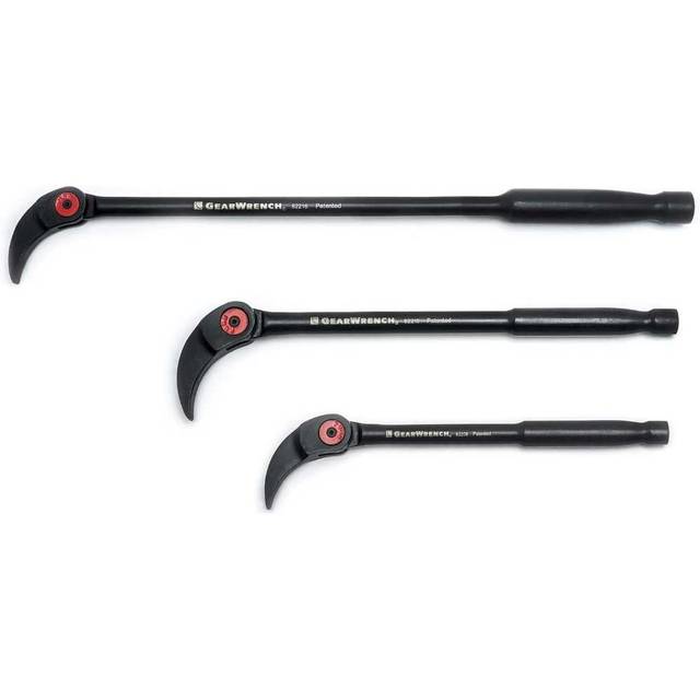 GEARWRENCH 3-Piece Indexing Pry Bar Set (8", 10", 16")