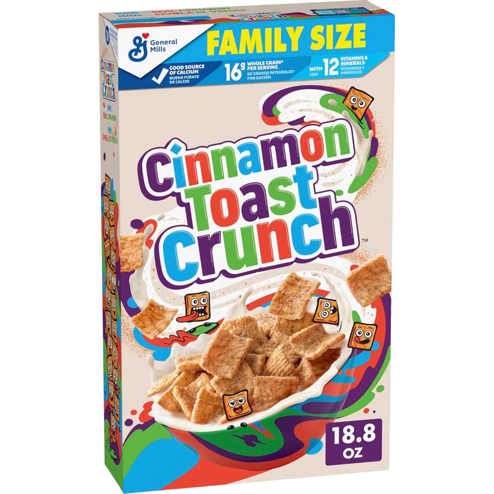 Cinnamon Toast Crunch, Family Size 18.8 oz.
