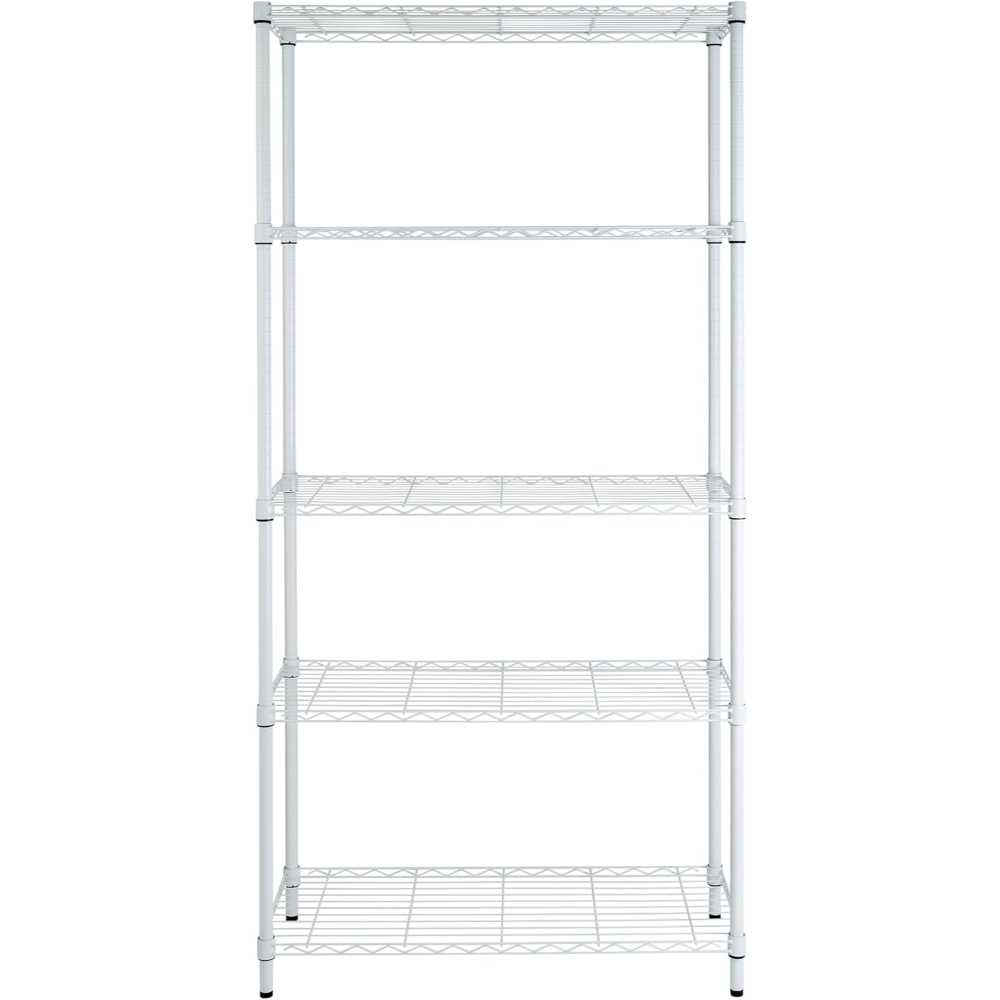 Honey-Can-Do 5-Tier White Shelving Unit (14" x 36" x 72")