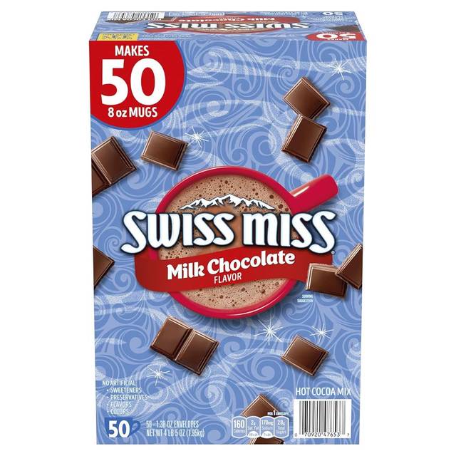 50-Pack Swiss Miss Milk Chocolate Hot Cocoa Mix