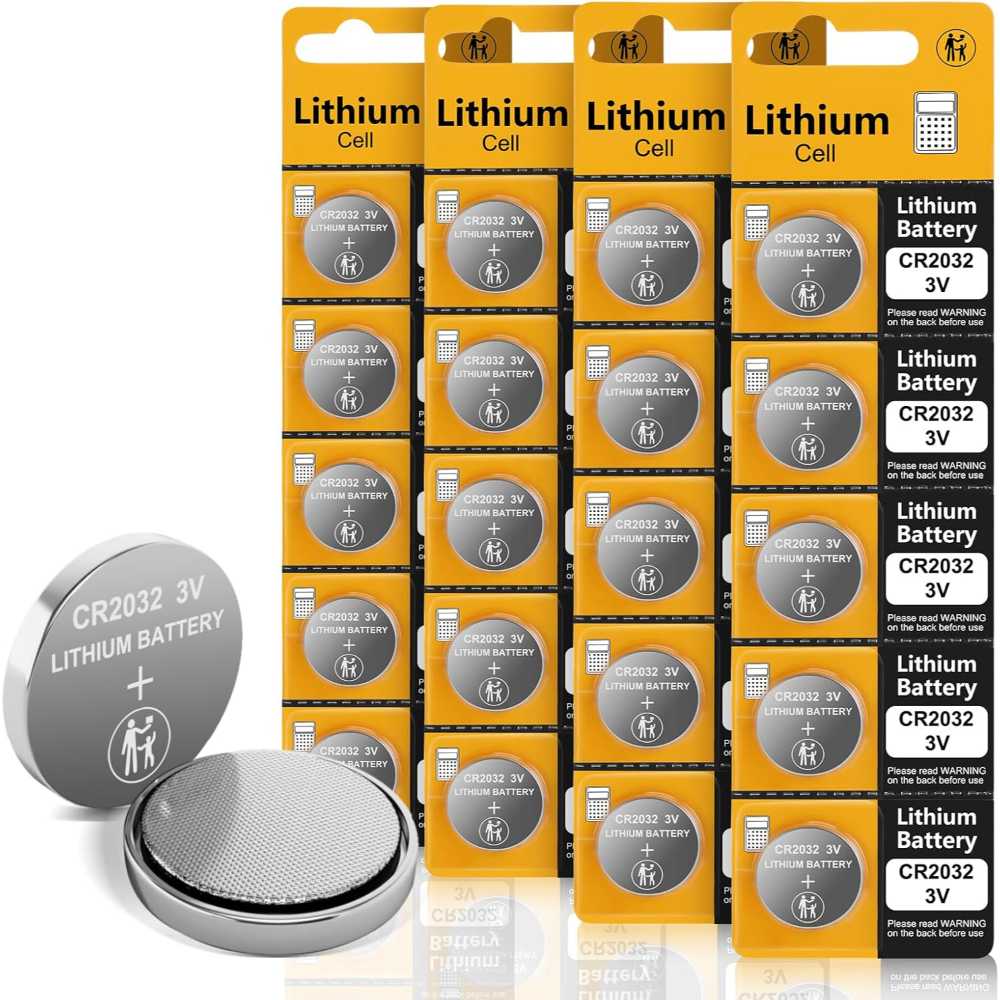 20-Pack Topusse CR2032 3V Lithium Coin Cell Battery