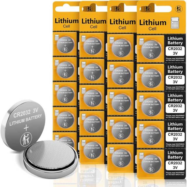 20-Pack Topusse CR2032 3V Lithium Coin Cell Battery
