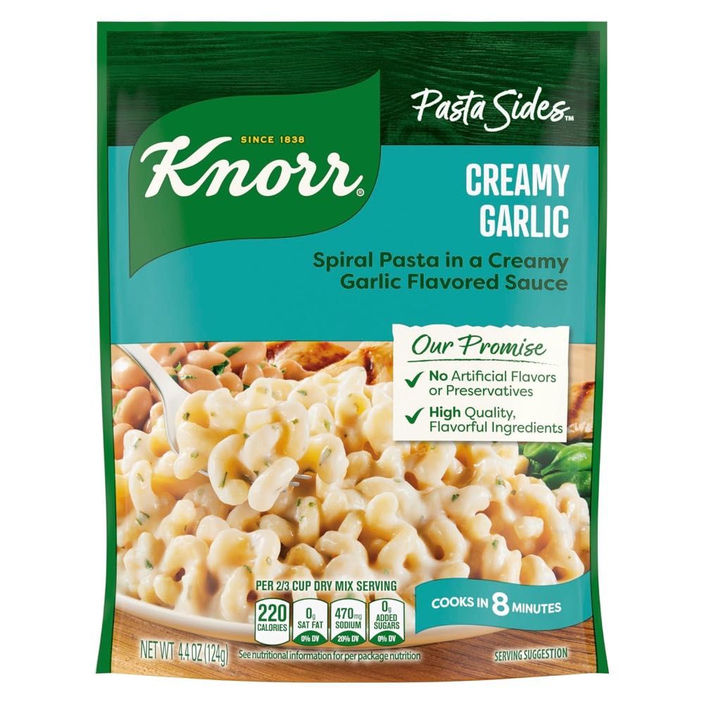 Knorr Pasta Sides Creamy Garlic, 4.4 oz.