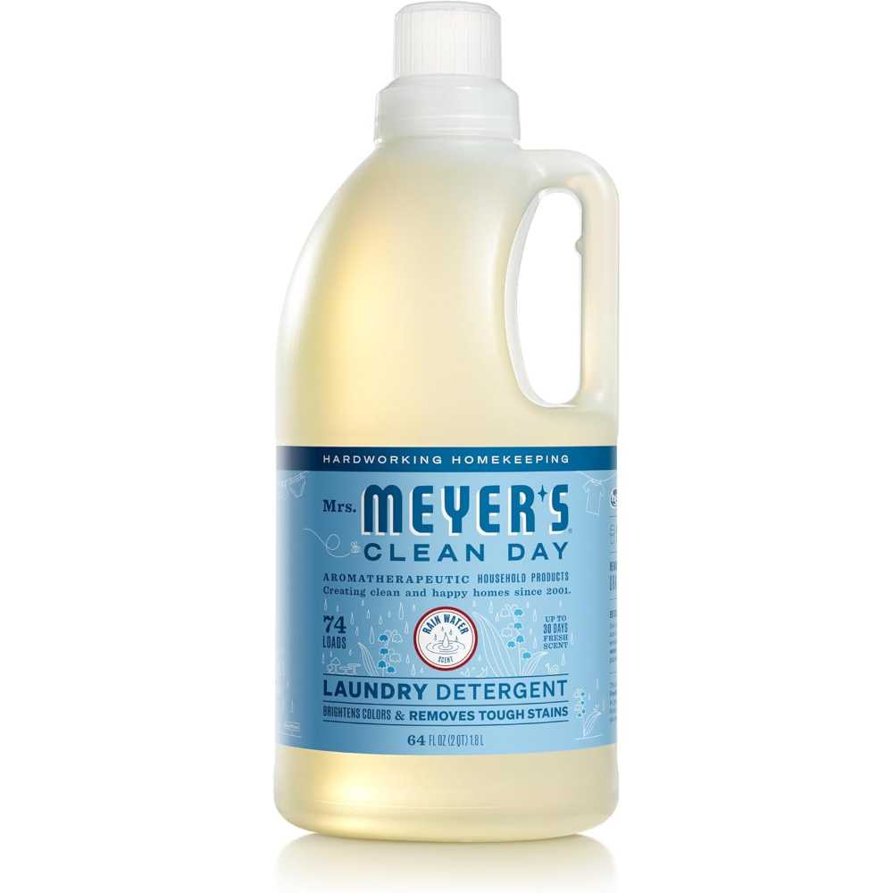 Mrs. Meyer's Clean Day Liquid Laundry Detergent, 64 oz. (Rain Water)