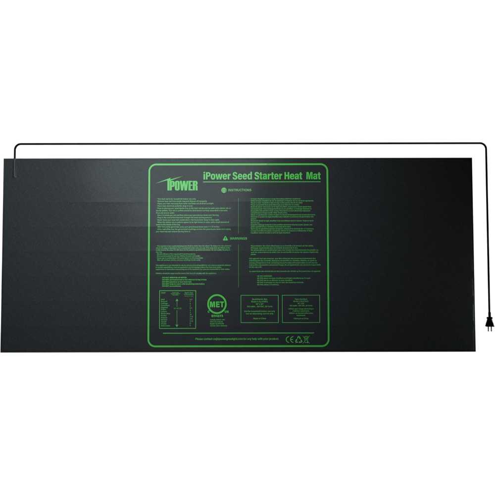 iPower 48" x 20" Waterproof Seedling Heat Mat