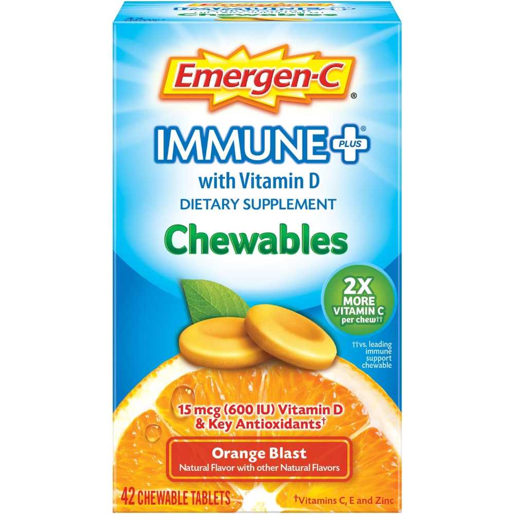40-Pack Emergen-C Immune+ Chewables
