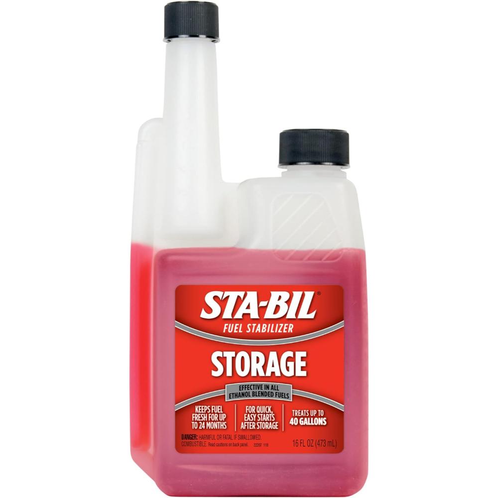 STA-BIL Storage Fuel Stabilizer, 16 oz. (Treats 40 Gallons)