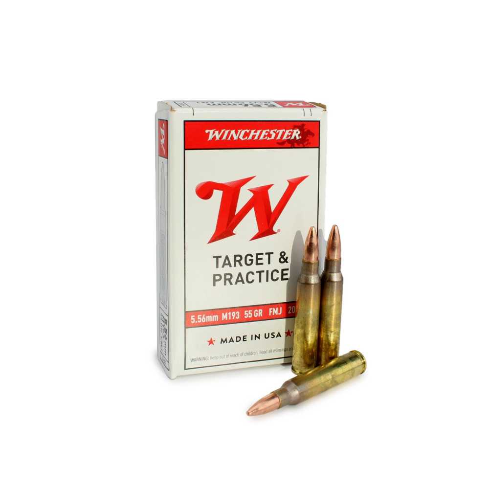 1000-Rounds Winchester Lake City 5.56mm M193 55 GR FMJ (41.7 CPR)