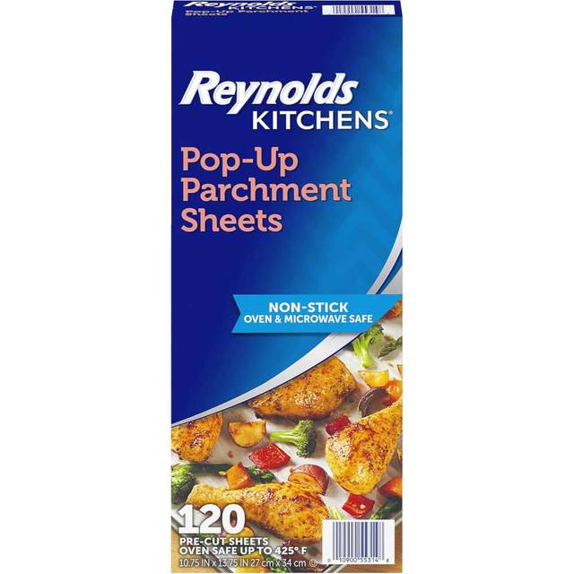120-Pack Reynolds Kitchens Pop-Up Parchment Paper Sheets (10.7" x 13.75")