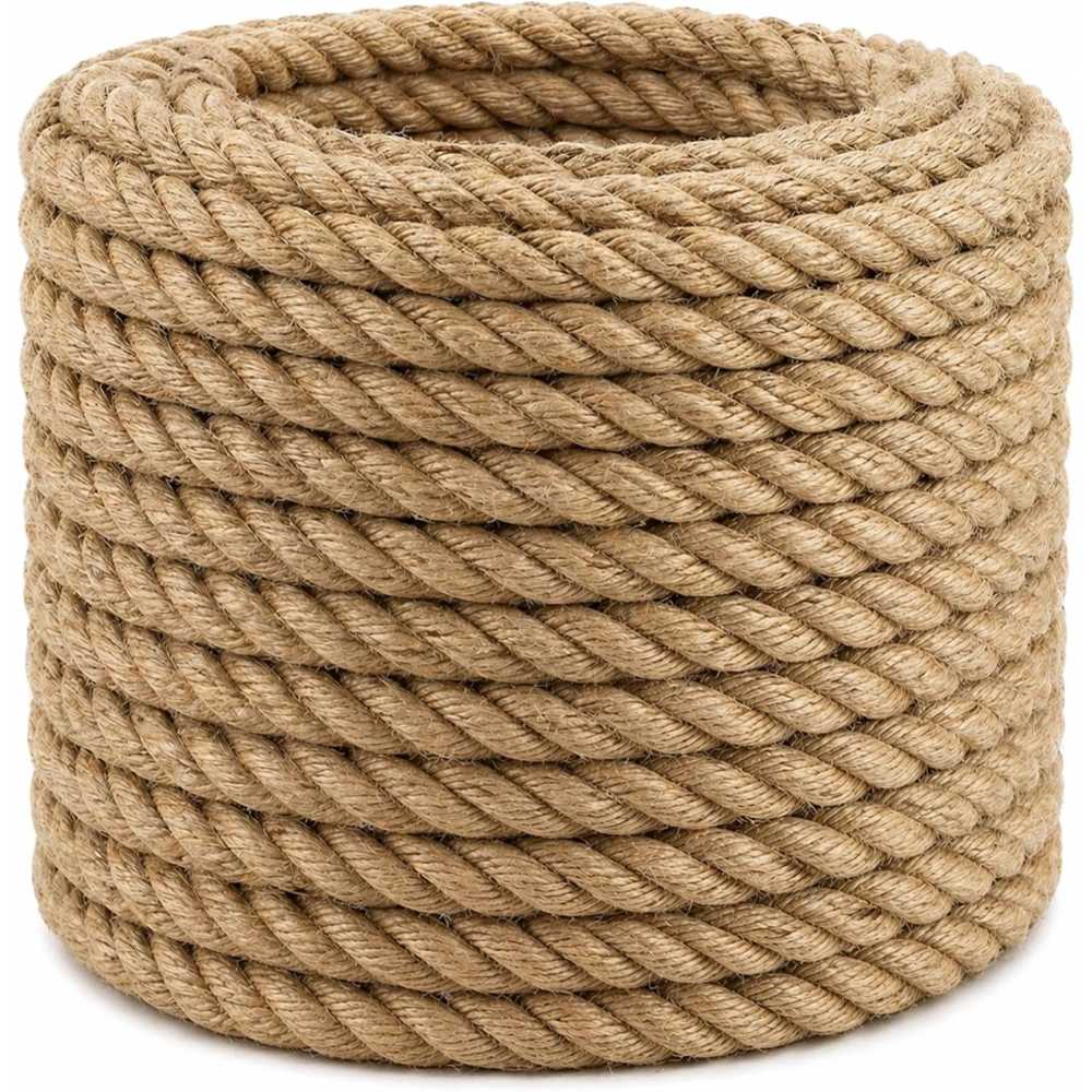 Yuzenet 150' x 1/2" Natural Jute Rope