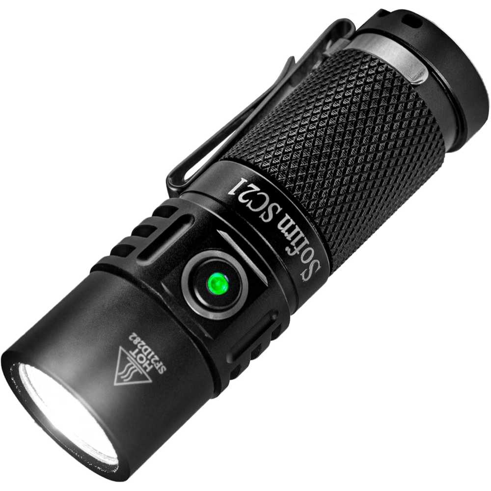 Sofirn SC21 1000-Lumen USB-C Rechargeable Mini Flashlight