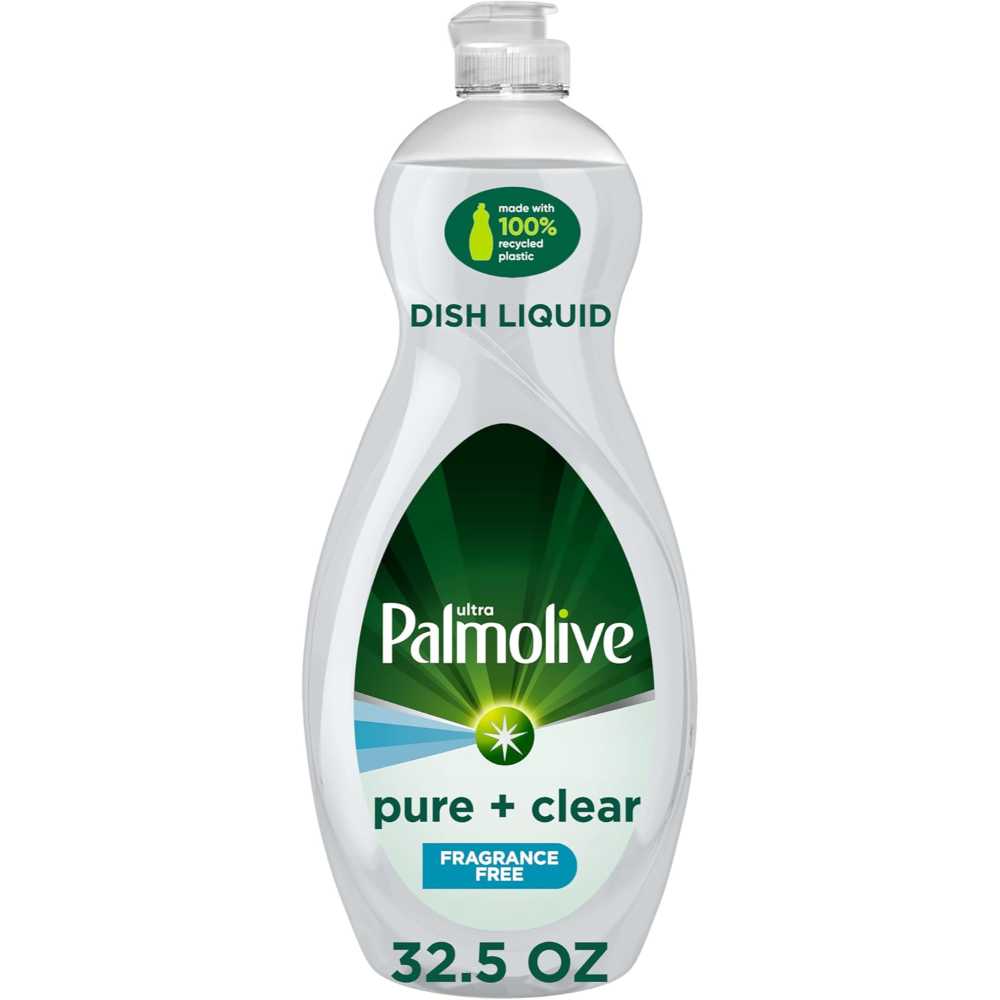 Palmolive Ultra Liquid Dishwashing Soap, 32.5 oz. (Pure + Clear)