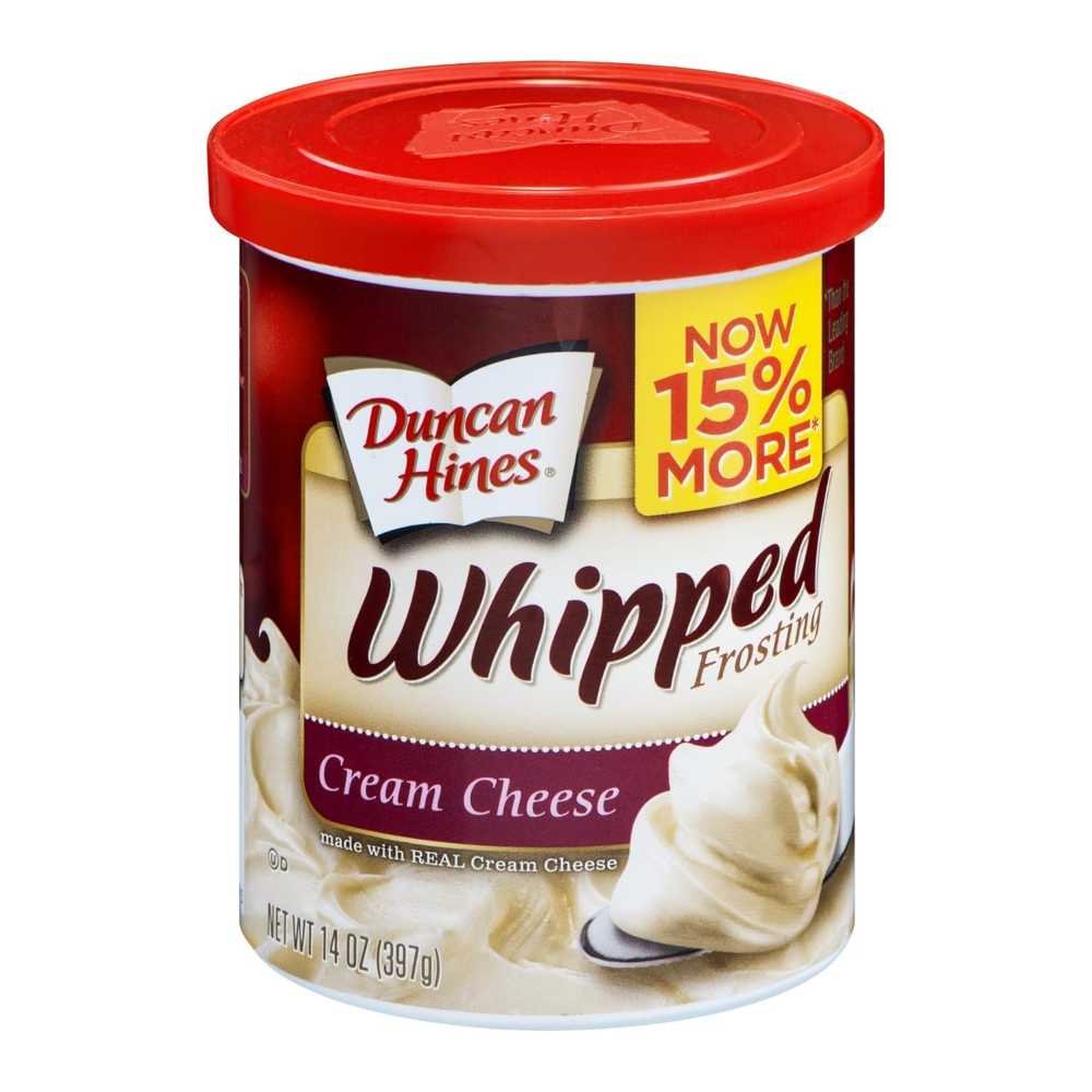 8-Pack Duncan Hines Whipped Cream Cheese Flavored Frosting, 14 oz.