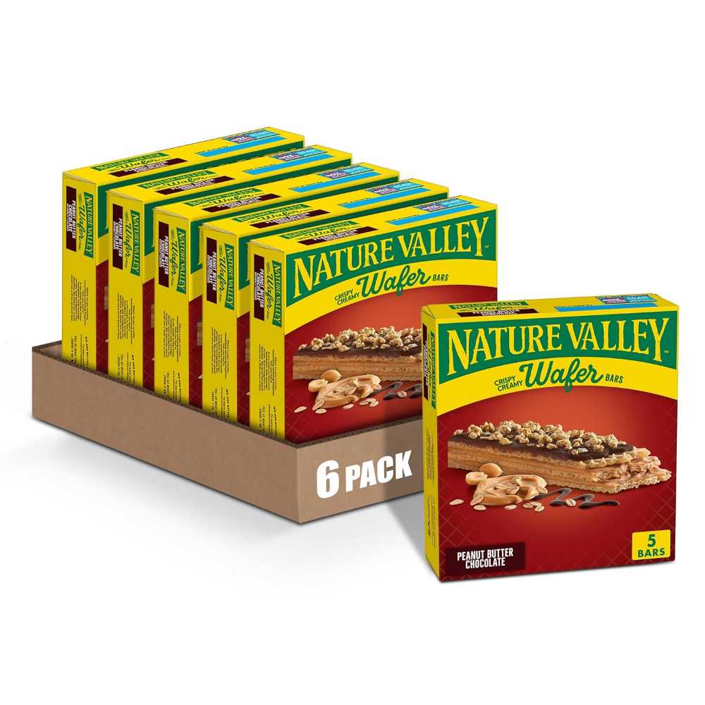 30-Pack Nature Valley Wafer Bars (Peanut Butter Chocolate)