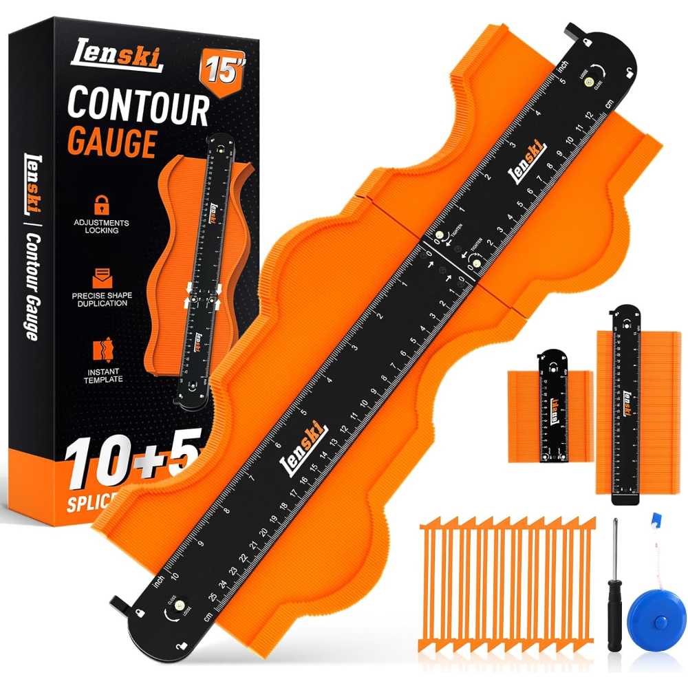 Lenski 10" + 5" Connectable Contour Gauge