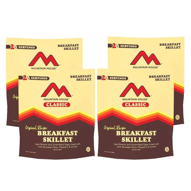 4-Pack Mountain House Classic Breakfast Skillet