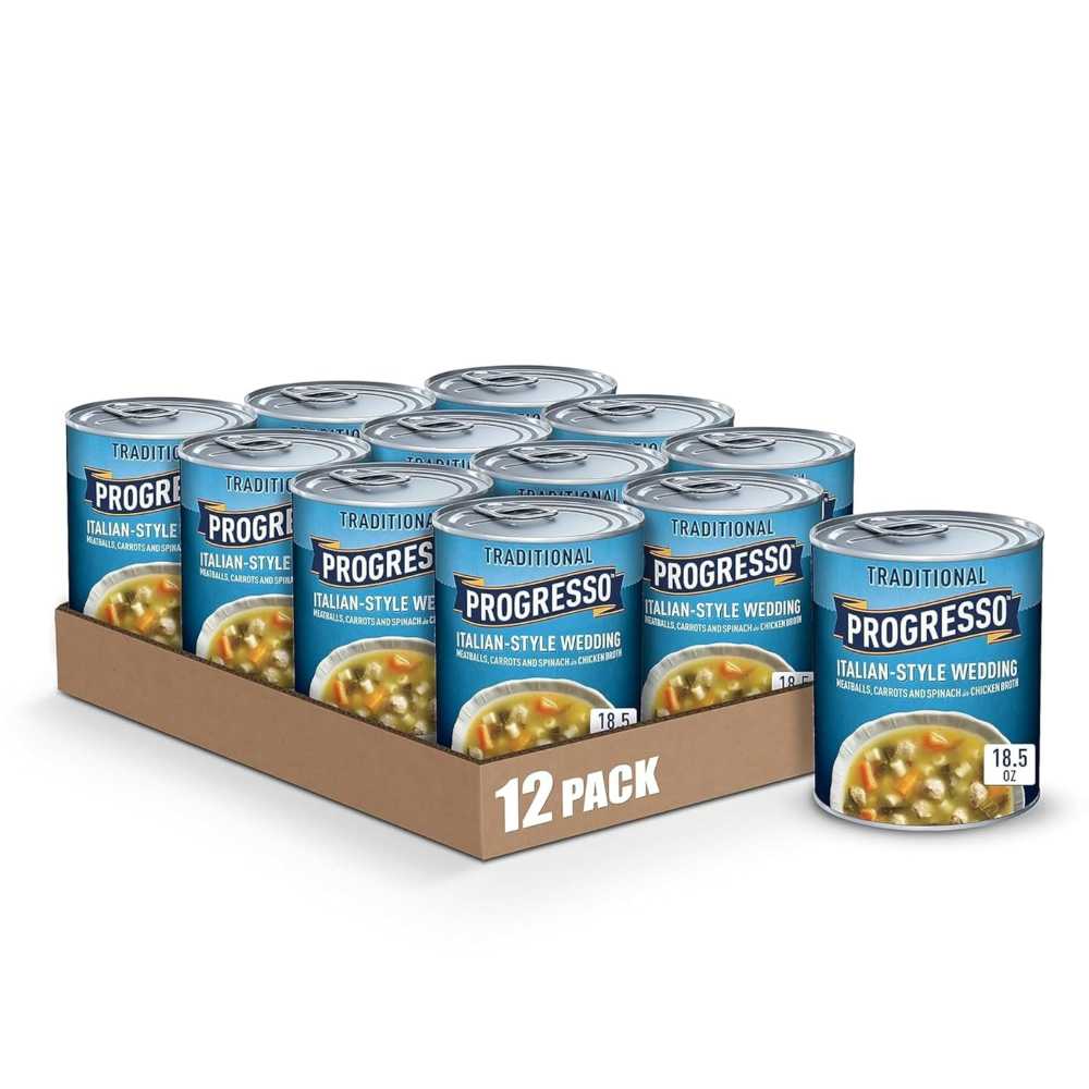 12-Pack Progresso Traditional Italian-Style Wedding Soup, 18 oz.