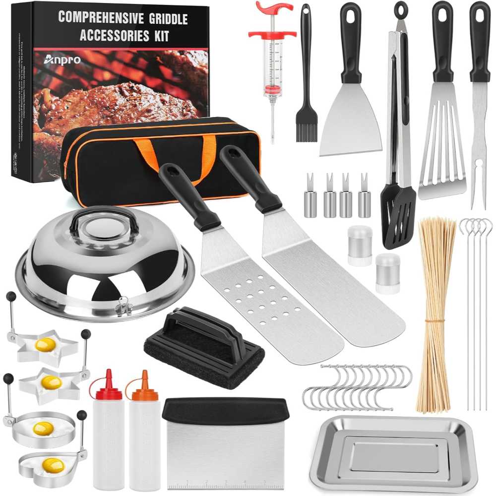 Anpro 139-Piece Grill/Griddle Kit