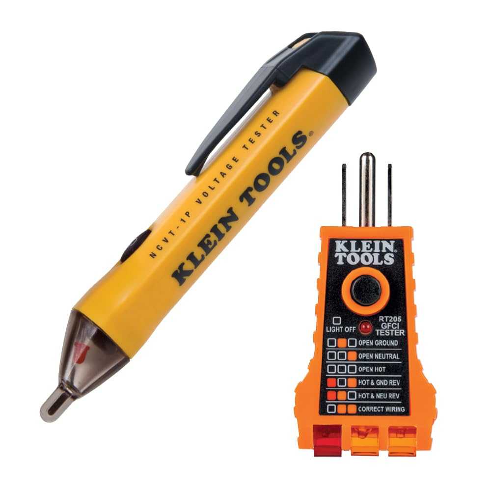 Klein Tools Electrical Tester Kit (Voltage Tester + GFCI Receptacle Tester)