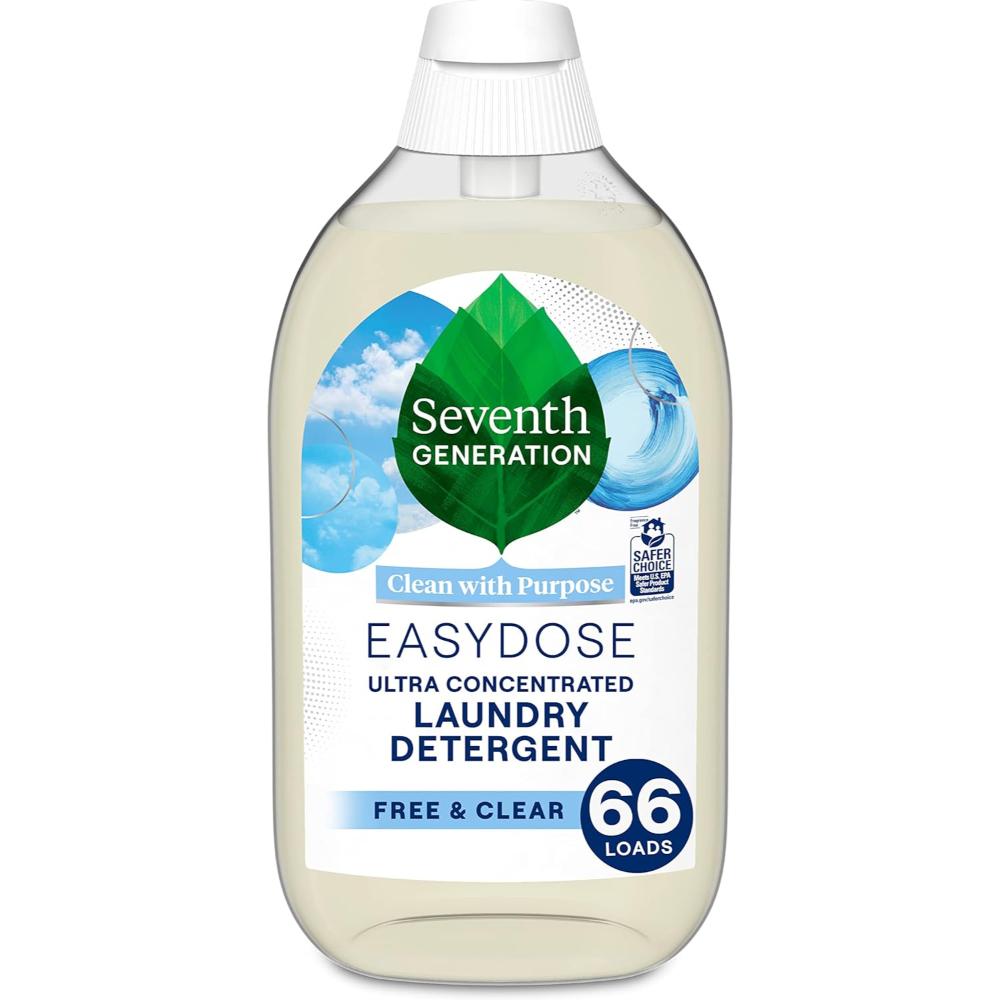 Seventh Generation EasyDose Ultra-Concentrated 66-Load Laundry Detergent, 23.1 oz. (Free & Clear)
