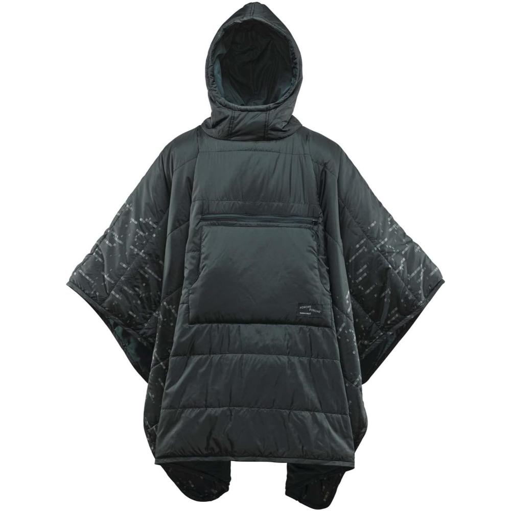 Therm-a-Rest Honcho Poncho Wearable Hoodie Blanket (Black Forest)